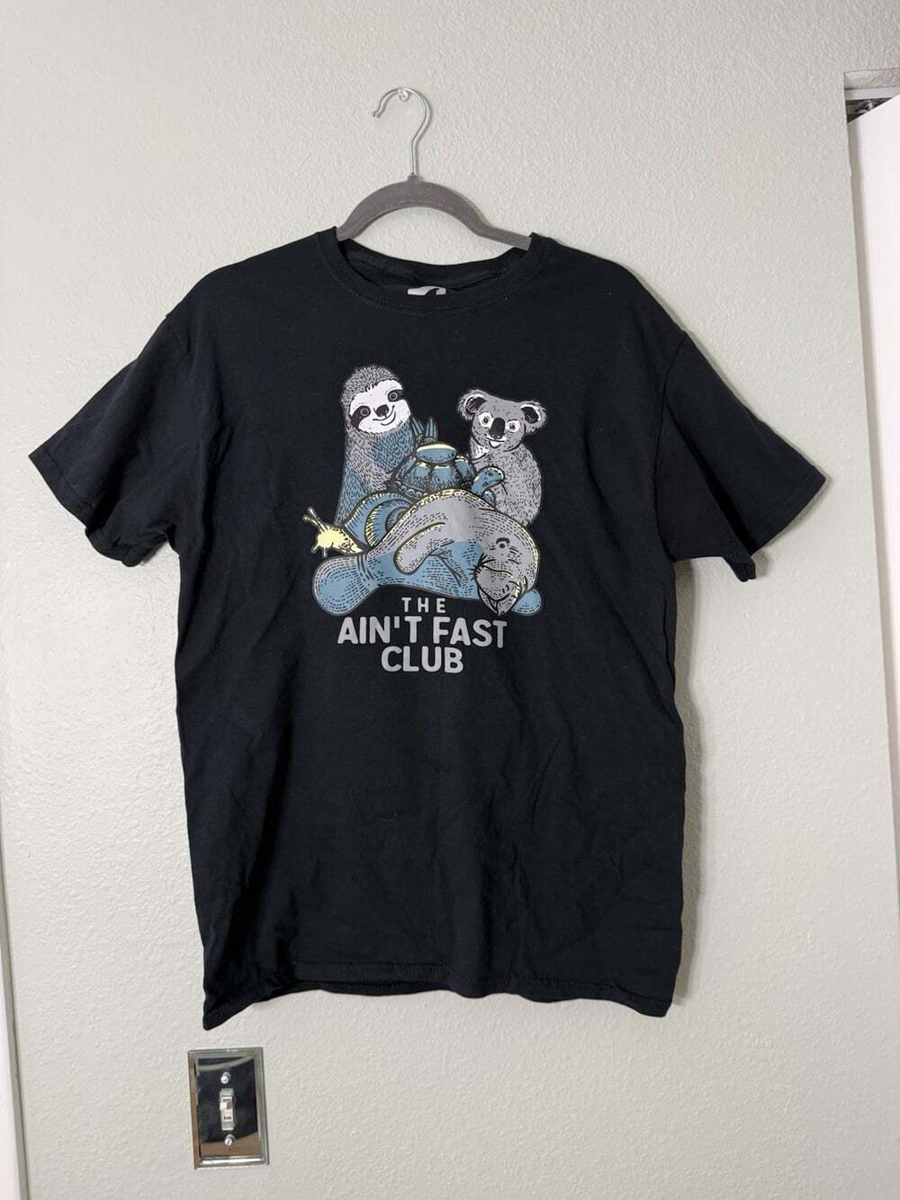 Surf Style “The Ain’t Fast Club” T-Shirt Men’s Size Medium - Black